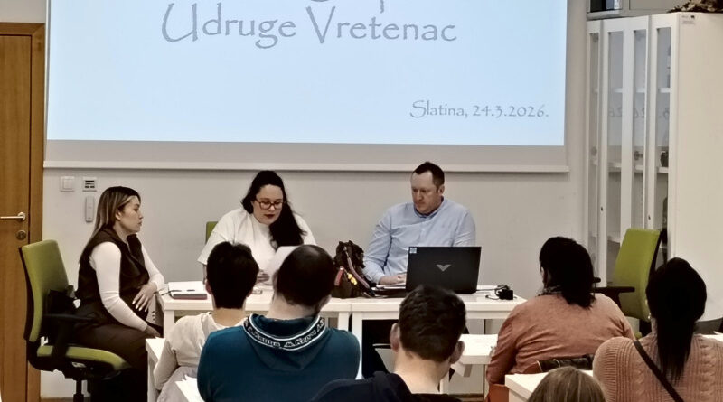 Održana redovna sjednica Skupštine Udruge Vretenac, Slatina