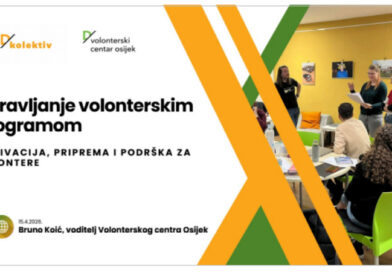 Sudjelovanje na edukacijama o upravljanju volonterskim programom