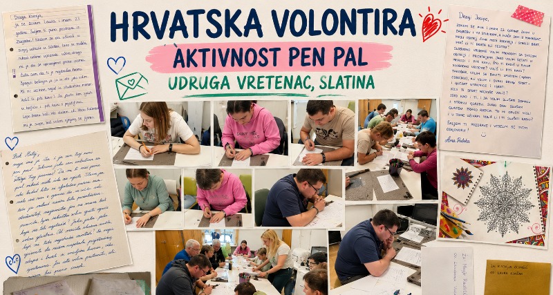 Udruga Vretenac, Slatina u kampanji HRVATSKA VOLONTIRA: pisma i glazba povezali zajednicu Udruga Vretenac, Slatina u kampanji HRVATSKA VOLONTIRA: pisma i glazba povezali zajednicu