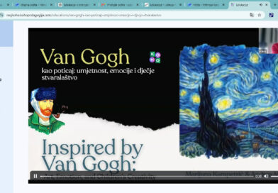 Sudjelovanje na online edukaciji o umjetnosti Vincenta van Gogha i dječjem stvaralaštvu Sudjelovanje na online edukaciji o umjetnosti Vincenta van Gogha i dječjem stvaralaštvu