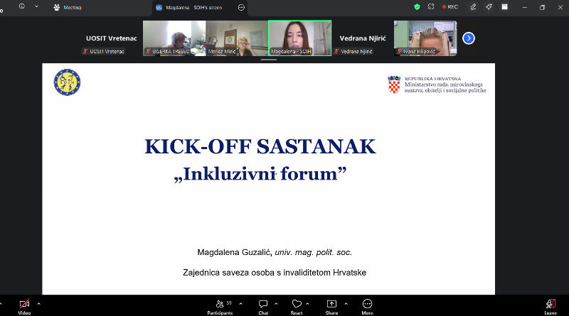 Održana početna konferencija trogodišnjeg programa „Inkluzivni forum“
